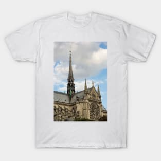 Notre Dame de Paris - 3 - A Side View © T-Shirt